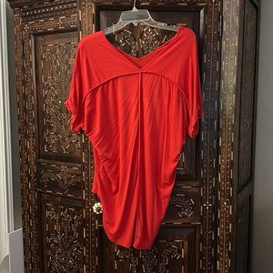 Orange business shirt